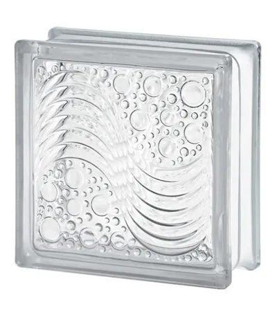 SEVES GLASS BLOCK Prizma staklena 19x19cm CLEAR MARINA 1919/8 SGB