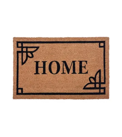 MASTER Otirač za noge PVC Kokos-decorative floral border Home 45x75x1,5cm