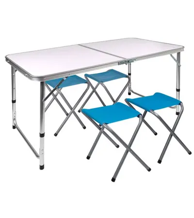MASTER Stol za kampovanje sa četiri stolice 120x60x550cm YF-2007B