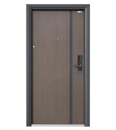MASTER Vrata metalna sa električnom bravom 205x96x7cm L QP-Y-731 smeđa