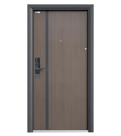 MASTER Vrata metalna sa električnom bravom 205x96x7cm D QP-Y-731 smeđa
