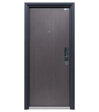 MASTER Vrata metalna sa električnom bravom 205x96x7cm L QP-Y-729 smeđa