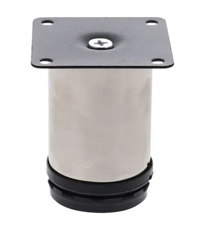 TOPCENT Nogica za namještaj 100mm krom FE.5080