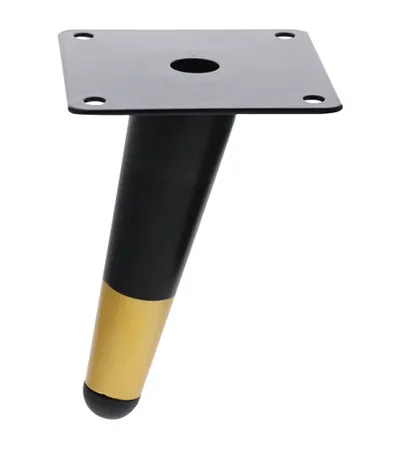 MASTER Noga za namještaj 120mm FE.5200 Crna/Zlatna
