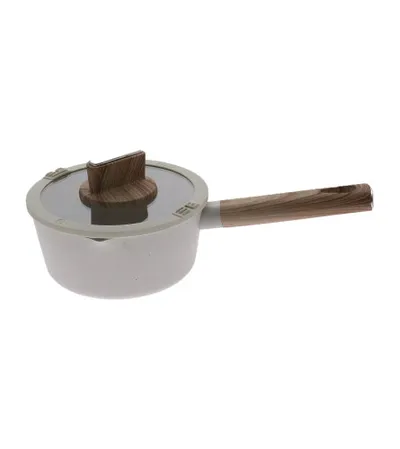 BAKERS SECRET Posuda aluminijska za soseve sa poklopcem 16cm krem BS11432