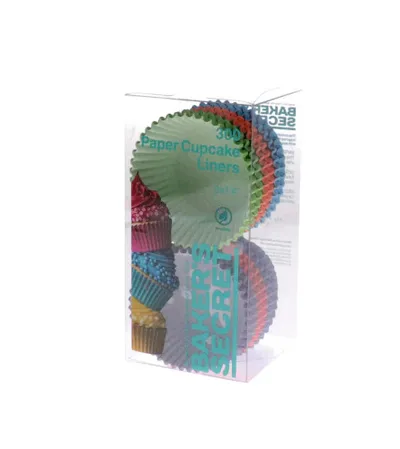 BAKERS SECRET Kalupi za mafine papirni set 300kom 5cm BS40285