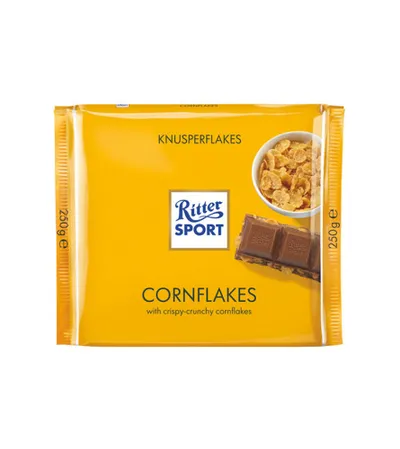 RITTER SPORT Čokolada s komadićima hrskavih pahuljica 250g