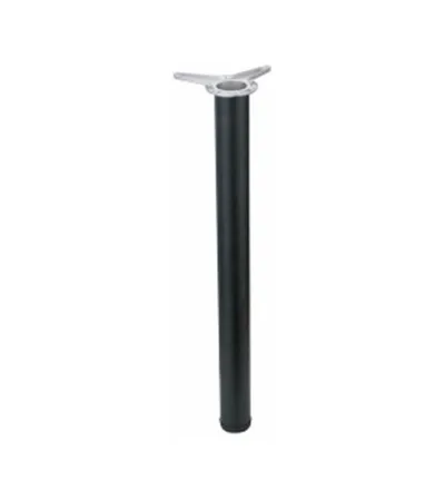 TOPCENT Noga za namještaj 710mm 4/1 crna FE.8030
