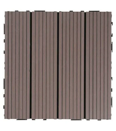 MASTER Podna kocka DECKING 30x30x2cm JE-D1-A1 COFFEE