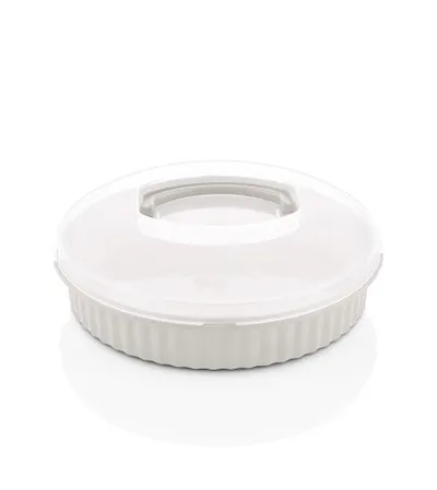 QLUX Kutija okrugla sa poklopcem L-00653-3 bijela