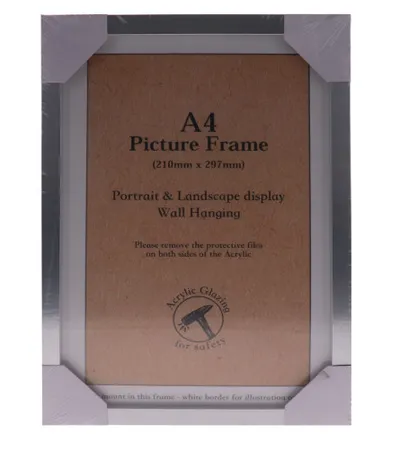 MASTER Ram za sliku A4 MDF M0578 silver