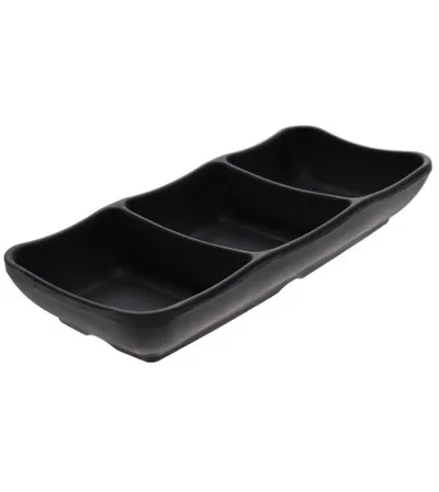 MASTER Posuda 3 djela 19.5x8cm "2071" crna melamin 250874