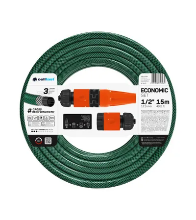 CELLFAST Set za zalijevanje 2/2" 15m ECONOMIC 10-101
