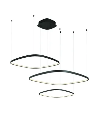 MASTER Luster LED 70W 3000-6000K s daljinskim crni 2024084P-3BK