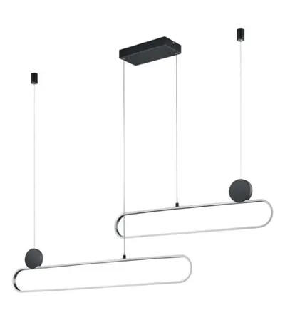 MASTER Luster LED 48W 3 boje crni 2023564-BK