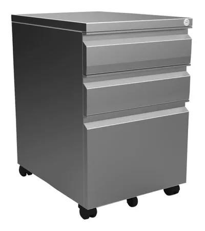 MASTER Ormar metalni sa 3 ladice sivi 645x404x500mm HDT-03L-RAL7016