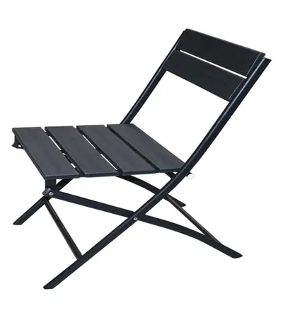 MASTER Stolica sklopiva PE crna 79x54x42.5cm YC-038W