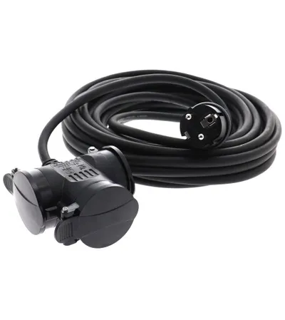 MASTER Kabal produžni 15m 3-izlaza IP44 s poklopcem GEL-024