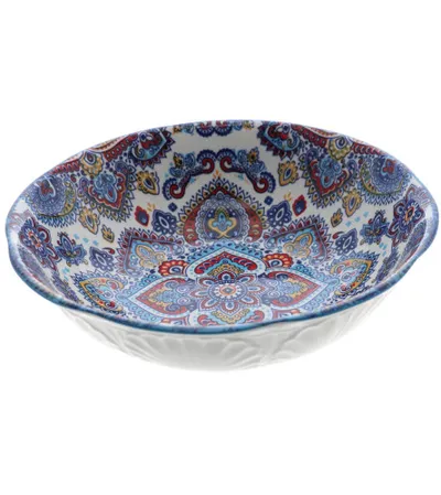 MASTER Zdjela 22.5x6.3cm MOROCCO plava/bijela 252224