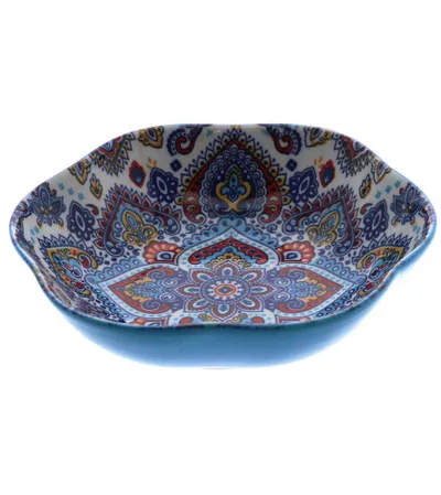 MASTER Zdjela 16.5x4.5cm MOROCCO plava/bijela 252225