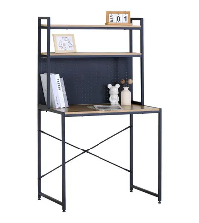 MASTER Radni stol s policom 84x50x148.5cm XXZ8450148TG svijetli hrast