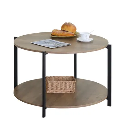 MASTER Okrugli stol 80x45cm YZ8045A tamni hrast