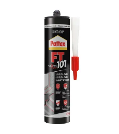 PATTEX Silikon 280ml FT101 sivi