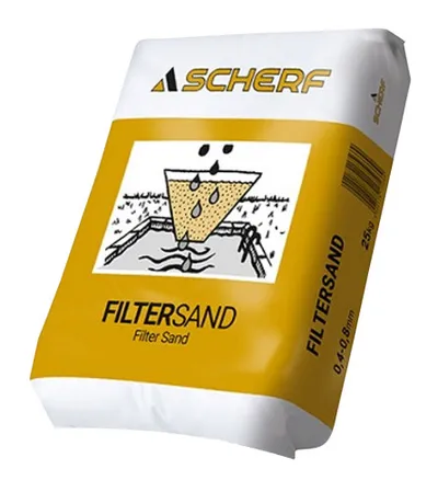 SCHERF Pijesak filter za prečišćavanje vode 0,4-0,8mm 25kg 17566
