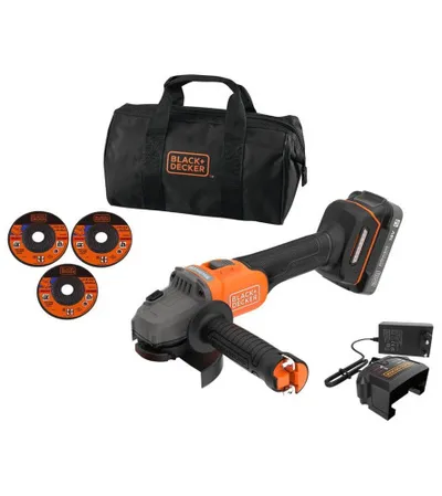 BLACK&DECKER Brusilica AKU 18V u torbi 1x2Ah+SB BCG6L8D1S-QW