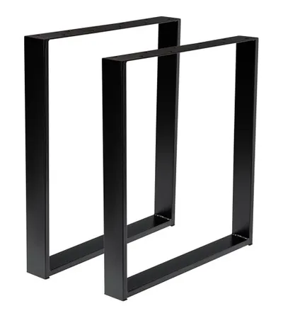 MASTER Noge za sto par 2/1 TF-004 crne