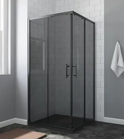 MASTER Staklo tuš kabine 80x120x195cm LP-530 crno