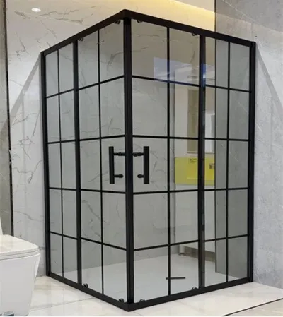 MASTER Staklo tuš kabine 90x90x195cm KS-JF-530-3GS sivo