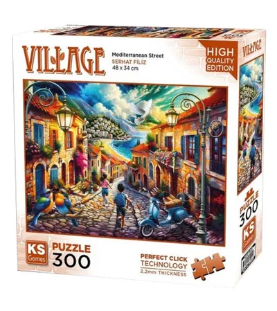 KS GAMES Igračka puzzle MEDITERANSKA ULICA 300 dijelova 19260