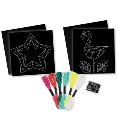 LENA Igračka kreativni set za pravljenje slika od konca 414827