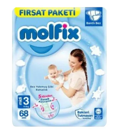 MOLFIX Pelene MIDI 3 (4-9KG) 68 komada