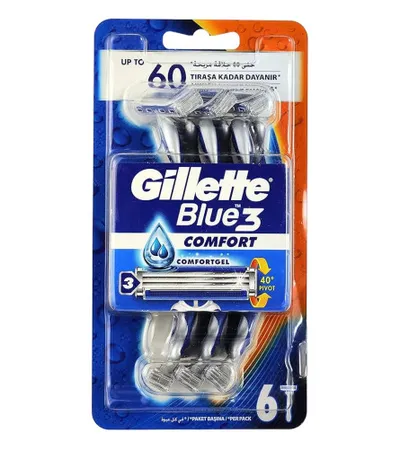 GILLETTE Brijač za jednokratnu upotrebu 6/1 BLUE 3