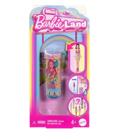 MATTEL Igračka BARBIE Land transformacija u bojama mini