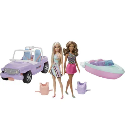 MATTEL Igračka lutka Barbie u autiću GXD66