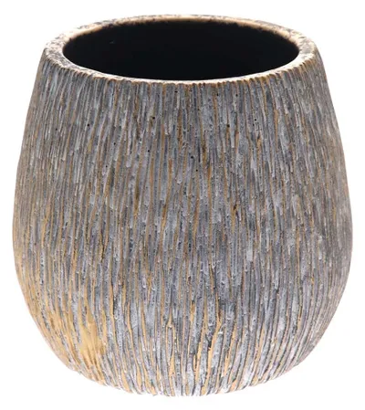 MASTER Vazna keramička 14,5x14,5x14cm HY2200SN 260860 zlatna/bijela