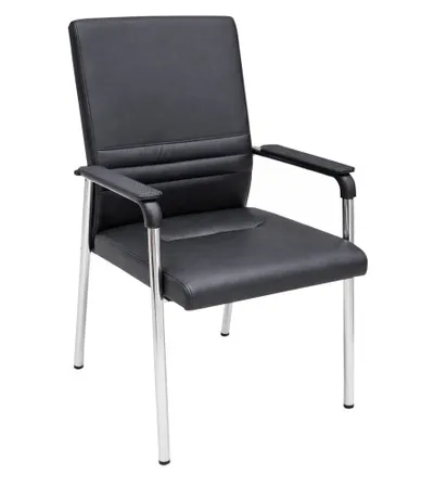 MASTER Stolica kancelarijska fiksna 49x49x100cm crna 812H
