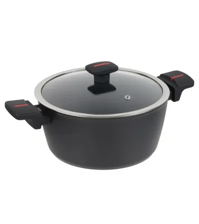 BAKERS SECRET Šerpa sa poklopcem RED DOT 24cm BS11579