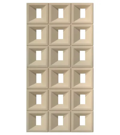 MASTER Panel ukrasna pregrada 1200x600x30mm PU-025 svijetlo zlatni