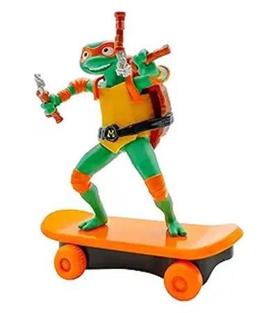NICKELODEON Igračka nindža kornjača Hichaelangelo na skejtbordu 71058