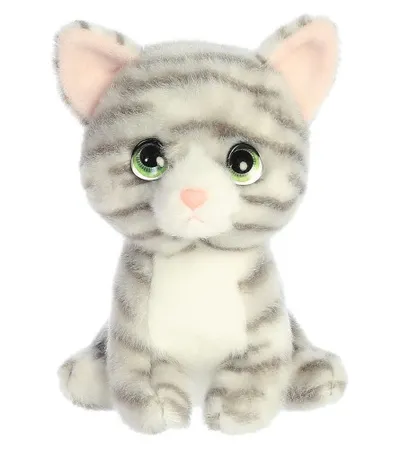 MASTER Igračka plišana Mačka 18cm 33754 siva