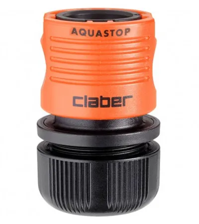 CLABER Spojnica za šlauf 5/8" sa AQUASTOP ventilom 85670000