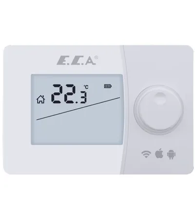 E.C.A. Termostat sobni WIFI bežični Poly Smart 7006903011 bijeli