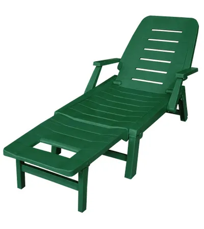 ARETA Ležaljka za plažu MORFEO zelena