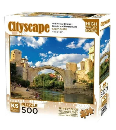 KS GAMES Igračka puzzle stari most Mostar 500 dijelova 20061
