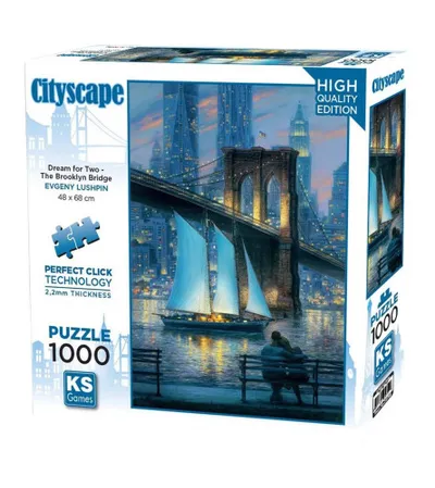 KS GAMES Igračka puzzle Brooklyn most 1000 dijelova 20754