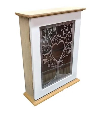MASTER Kutija ukrasna za ključeve MDF 19,5x6,5x25cm 25AB1414 bijela